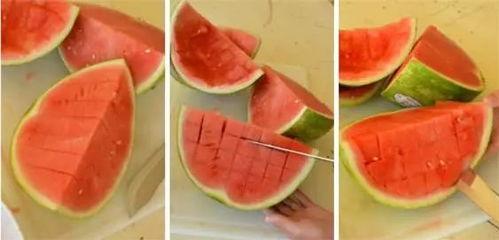 宝宝吃瓜这样切,创意瓜切法，开启美味新体验